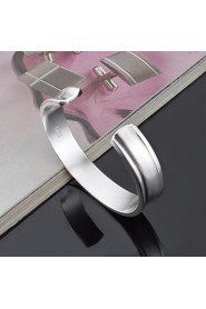 Women's Cuff Bracelet Silver Non Stone