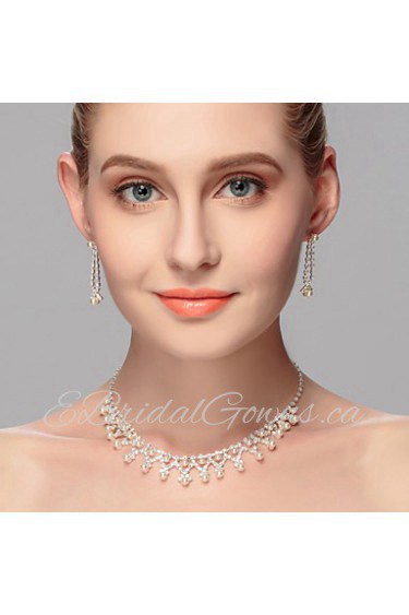 Jewelry Set Women's Anniversary / Wedding / Engagement / Birthday / Gift / Party / Daily / Special Occasion Jewelry SetsImitation Pearl /