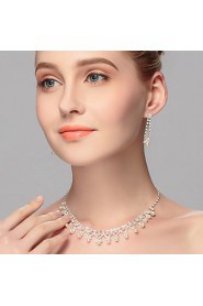 Jewelry Set Women's Anniversary / Wedding / Engagement / Birthday / Gift / Party / Daily / Special Occasion Jewelry SetsImitation Pearl /