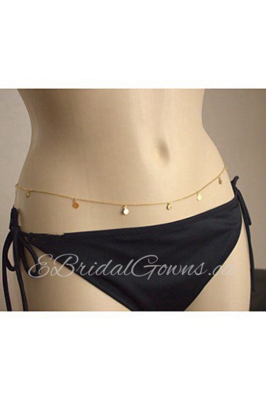 Women's Circle Drop Sexy Body Belly Chain for Bikini Holiday