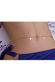 Women's Circle Drop Sexy Body Belly Chain for Bikini Holiday