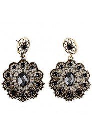 Drop Earrings Women's Alloy Earring Diamond/Citrine