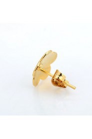 WesternRain Wedding Stud Earrings Women's Gold / Brass Earring Non Stone