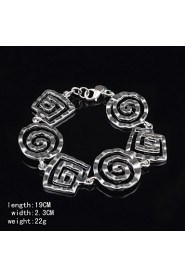 Fashion Sterling Silver Plated Women's Bracelet