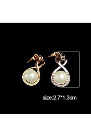 Jewelry Set Women's Anniversary / Birthday / Gift / Party / Special Occasion Jewelry Sets Alloy Imitation Pearl Necklaces / Earrings Gold