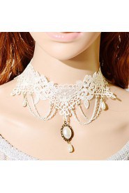 Vintage Gothic Chain Drip Pearl Necklace