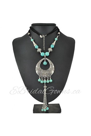 Women's Alloy Necklace Party/Daily Turquoise