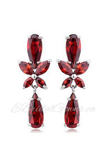 Drop Earrings Couples'/Kid's/Women's Cubic Zirconia Earring Cubic Zirconia