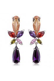 Drop Earrings Couples'/Kid's/Women's Cubic Zirconia Earring Cubic Zirconia