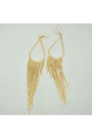 Drop Earrings Women's Gold Earring Non Stone