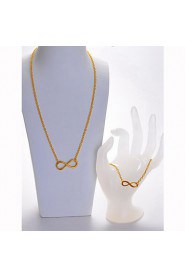 Jewelry Set Women's Birthday / Gift / Party / Daily / Special Occasion Jewelry Sets Alloy Necklaces / Bracelets / Earrings Gold