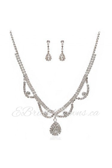 Jewelry Set Women's Anniversary / Wedding / Engagement / Birthday / Gift / Party / Special Occasion Jewelry Sets Cubic Zirconia / Alloy