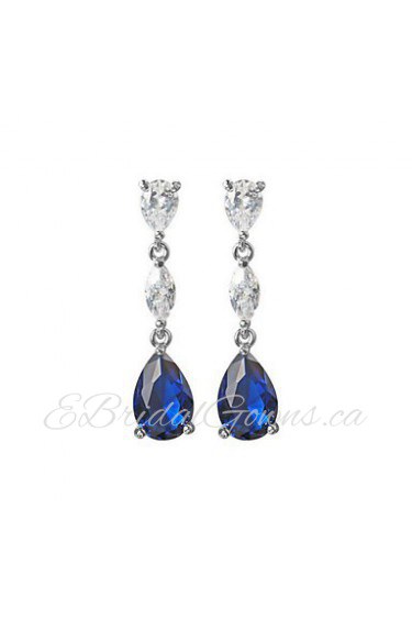 Hoop Earrings Women's Alloy Earring Rhinestone