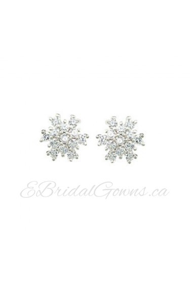 Stud Earrings Women's Alloy Earring Rhinestone