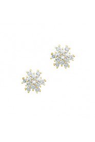 Stud Earrings Women's Alloy Earring Rhinestone