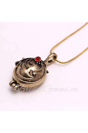 Fashion The Vampire Diaries Elena Alloy Movie Pendant Necklace(Golden,Silver)(1 Pc)