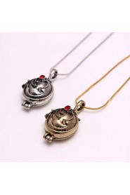 Fashion The Vampire Diaries Elena Alloy Movie Pendant Necklace(Golden,Silver)(1 Pc)