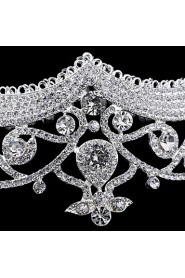 Women/Flower Girl Bridal Rhinestone Crystal Cown Tiaras With Wedding/Party Headpiece
