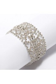 Elegant Alloy With Rhinestone Women's Bracelet