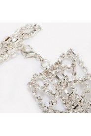 Elegant Alloy With Rhinestone Women's Bracelet