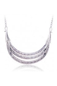 Europestyle Retro Three Layers Of Rods Strip-Type Alloy Necklace