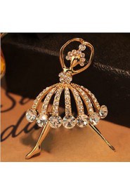 Lucky Star Women's Fashion Rhinestone Brooch