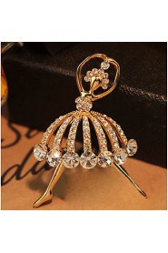 Lucky Star Women's Fashion Rhinestone Brooch