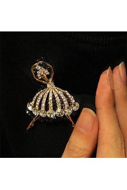 Lucky Star Women's Fashion Rhinestone Brooch