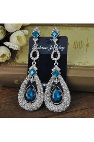 Earring Wedding New Party Jewelry Brincos New pendientes Crystal Very long earrings Brincos (More Colors)