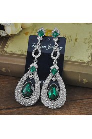 Earring Wedding New Party Jewelry Brincos New pendientes Crystal Very long earrings Brincos (More Colors)