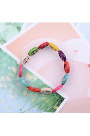 1.5mm Colorful Peace Symbol Bracelet