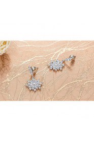 Drop Earrings Women's Alloy Earring Cubic Zirconia