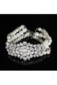 Women's Chain Bracelet Imitation Pearl Imitation Pearl / Rhinestone