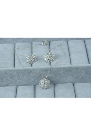 Jewelry Set Women's Anniversary / Wedding / Engagement / Birthday / Gift / Party / Daily / Special Occasion Jewelry Sets Silver / Alloy