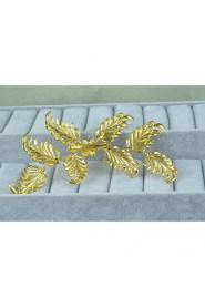 Women's Gold / Alloy Headpiece-Wedding / Special Occasion / Casual Hair Clip 1 Piece Clear Round