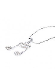 Women's Alloy Necklace Daily/Causal Crystal