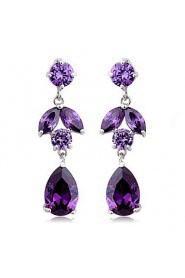 Drop Earrings Couples'/Kid's/Women's Cubic Zirconia Earring Cubic Zirconia