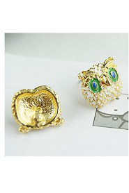 Women's Owl Alloy Stud Earrings