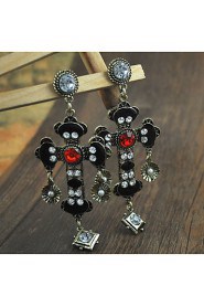 Drop Earrings Women's Alloy Earring Rhinestone