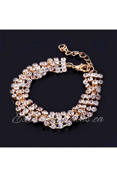 Women's Fashion Bracelet Alloy Rhinestone