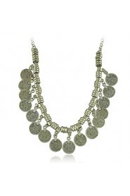 New Gypsy Coin Statement Vintage Necklace