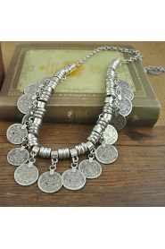 New Gypsy Coin Statement Vintage Necklace