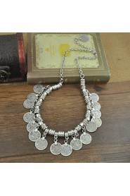 New Gypsy Coin Statement Vintage Necklace