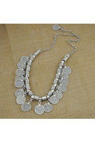 New Gypsy Coin Statement Vintage Necklace