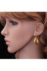 Vintage Women's 18K Real Gold Platinum Plated Earrings Basketball Wives Hoop Earrings for Women