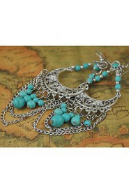 Drop Earrings Women's Alloy Earring Turquoise