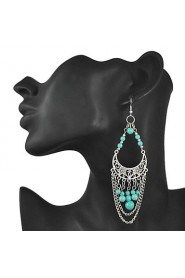 Drop Earrings Women's Alloy Earring Turquoise