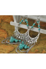 Drop Earrings Women's Alloy Earring Turquoise