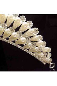Women's Rhinestone/Alloy/Imitation Pearl Headpiece - Wedding Tiaras 1 Piece