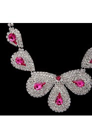 Jewelry Set Women's Anniversary / Wedding / Engagement / Birthday Jewelry Sets Cubic Zirconia / Alloy Cubic Zirconia Necklaces / Earrings